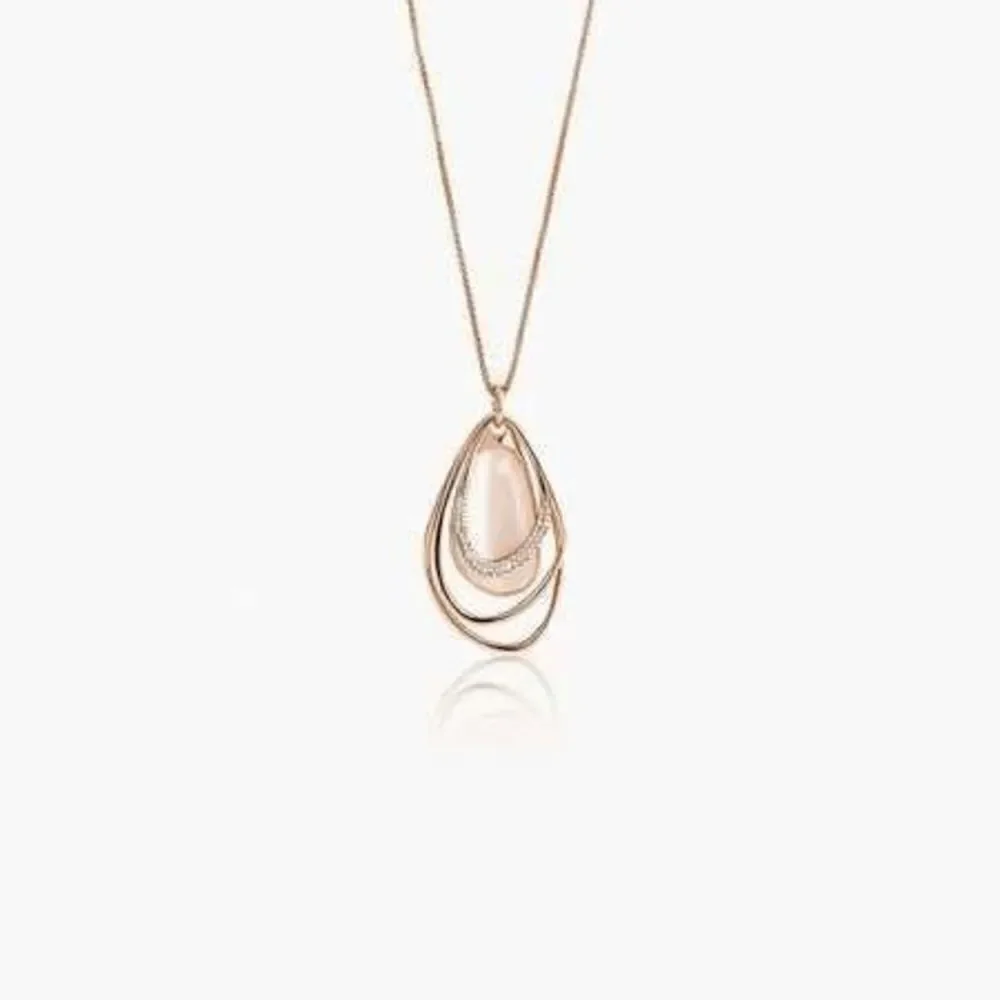 Ladies Womens Opal Stone Necklace - Picture 2 of 4